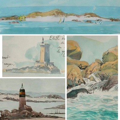 Patchwork des croquis de Yann Lesacher Patchwork des croquis de Yann Lesacher