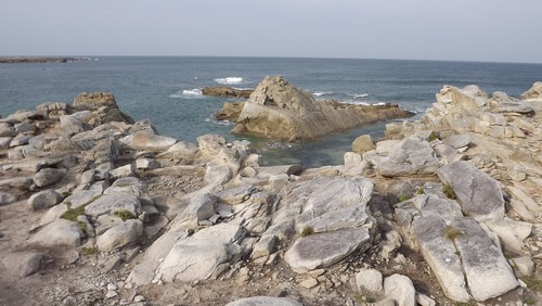 Granite erodé et taillé